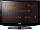 SERWIS PŁASKICH TELEWIZORÓW PLAZMOWYCH, LCD, LED - KRAKÓW tel: 602-356-162