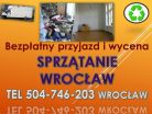 Firmy sprzątajace, Wrocław, tel 504-746-203, usługi firmy sprzątającej, cennik