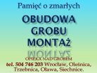 Obudowa na grób, rama, obrzeże, grób tymczasowy, obudowy grobu