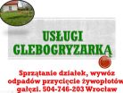 Usługi glebogryzarką, cena, tel 504-746-203, przekopanie, glebogryzarka
