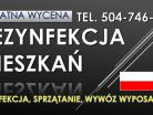 Dezynfekcja mieszkania po zmarłym. Cennik, tel. 504-746-203. Wrocław