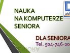 Nauka obsługi smartfona dla seniora. cena. tel. 504-746-203. Pomoc, Wrocław