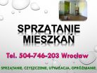 Sprzątanie po wynajmie, tel. 504-746-203. Wrocław, cennik. Dezynfekcja
